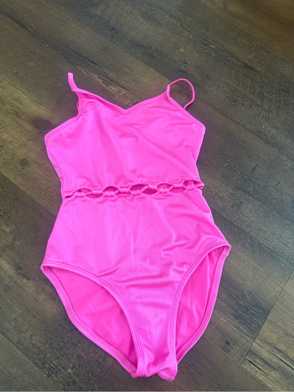 art class Hot Pink Girls One-Piece Swimsuit